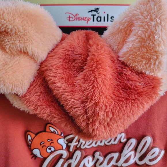 DisneyParks Disney Tails Spirit Jersey Turning Red Panda Shirt W/Hood XL NWT - Picture 5 of 7